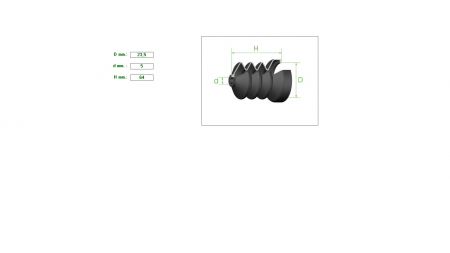 Boot  23.5mm - 5mm  H 64