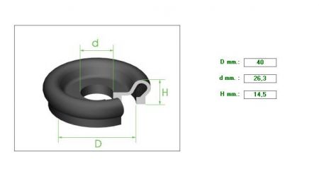 Seal  1&quot;3/4 40mm