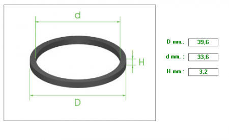 ΛΑΣΤΙΧΑΚΙ ΠΙΣΤΟΝΙΟΥ ΔΑΓΚΑΝΑΣ 33.6mm