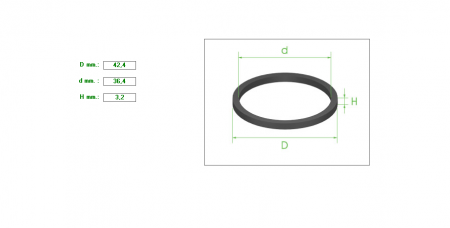 ΛΑΣΤΙΧΑΚΙ ΠΙΣΤΟΝΙΟΥ ΔΑΓΚΑΝΑΣ 36.4mm