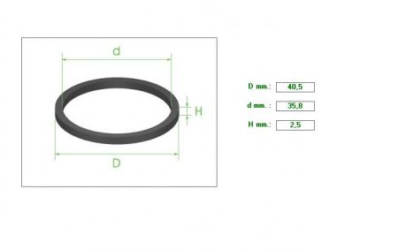 Oil Piston Seal  35.8mm