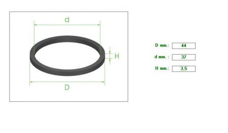Piston Seal 37mm