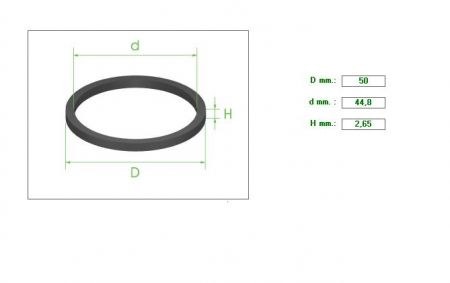 Piston Seal 44.8mm Oil