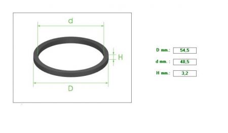 Piston Seal 48.5mm