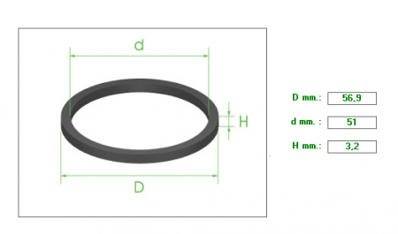 Piston Seal 51mm