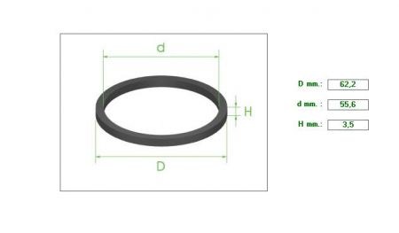 Piston Seal 55.6mm