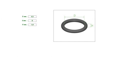 ΛΑΣΤΙΧΑΚΙ O-ring 4.5X1.8