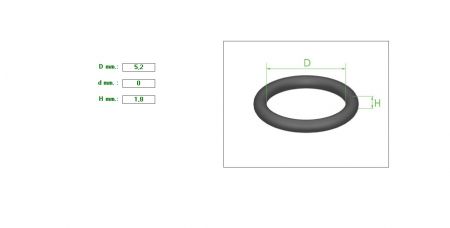ΛΑΣΤΙΧΑΚΙ O-ring 5.2X1.8
