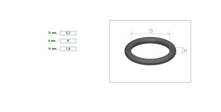 O-ring  5.2X1.8