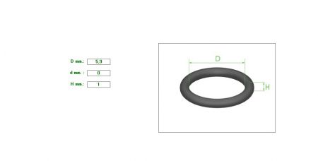 O-ring  5.9X1
