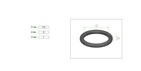 ΛΑΣΤΙΧΑΚΙ O-ring 5.9X1