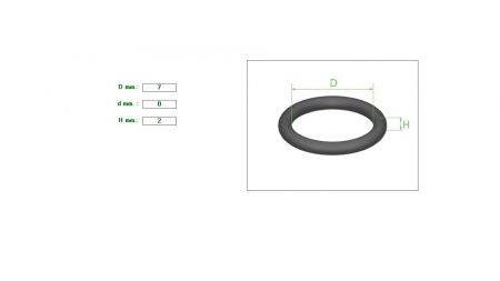 ΛΑΣΤΙΧΑΚΙ Ο-ring 7X2