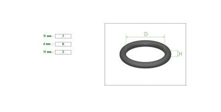O-ring  7X2