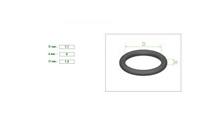 ΛΑΣΤΙΧΑΚΙ O-ring 7.1X1.6