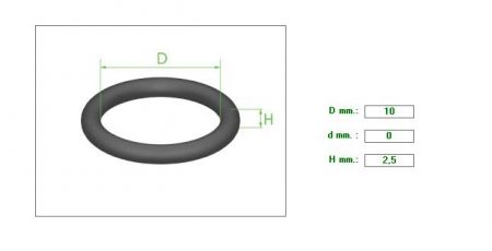 ΛΑΣΤΙΧΑΚΙ Ο-ring 10Χ2.5