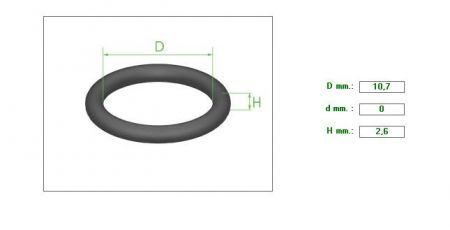 ΛΑΣΤΙΧΑΚΙ Ο-ring 10.7Χ2.6