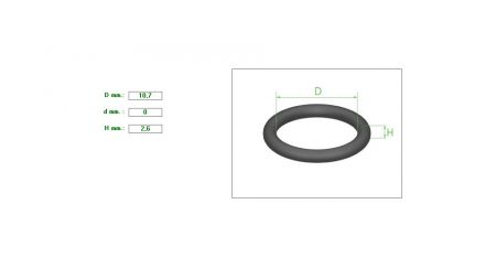 ΛΑΣΤΙΧΑΚΙ Ο-ring 10.7Χ2.6 ΛΑΔΙΟΥ