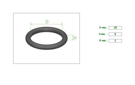 ΛΑΣΤΙΧΑΚΙ Ο-ring 20Χ2