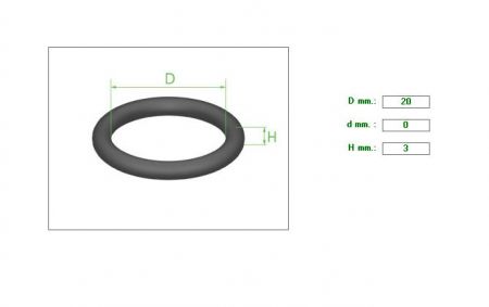 ΛΑΣΤΙΧΑΚΙ Ο-ring 20Χ3