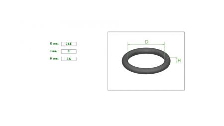 ΛΑΣΤΙΧΑΚΙ Ο-ring 24.5X3.6