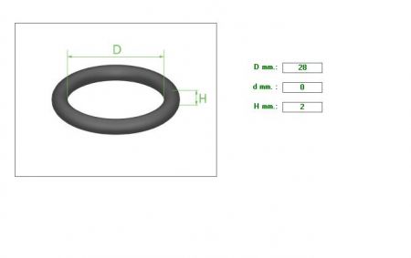 ΛΑΣΤΙΧΑΚΙ Ο-ring 28Χ2