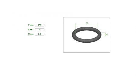ΛΑΣΤΙΧΑΚΙ O-ring 37.5X2.4 ΛΑΔΙΟΥ