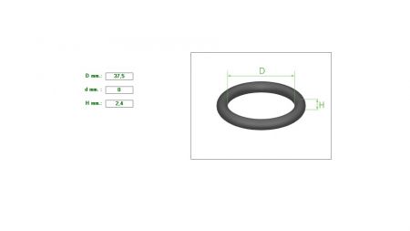 ΛΑΣΤΙΧΑΚΙ O-ring  37.5X2.4  ΛΑΔΙΟΥ