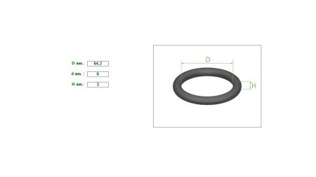 ΛΑΣΤΙΧΑΚΙ O-ring  44.2X3 ΛΑΔΙΟΥ