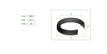 ΚΑΛΥΜMΑ ΔΑΓΚΑΝΑΣ 48/αρα 60,8mmΧ41,3x10