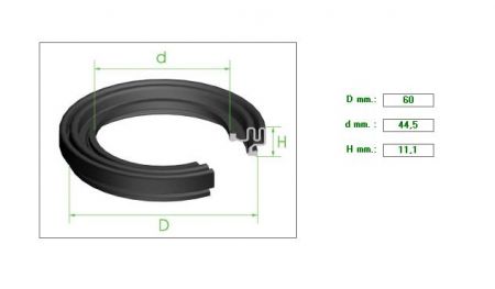 ΚΑΛΥΜΜΑ ΔΑΓΚΑΝΑΣ 52/54αρα 60mmx44.5x11.1