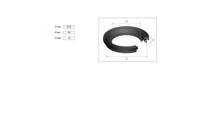 Caliper Boot 52.8mmX34X13