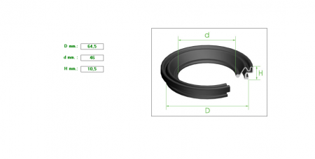 ΚΑΛΥΜΜΑ ΔΑΓΚΑΝΑΣ 57αρα 64.5mmX46X10.5