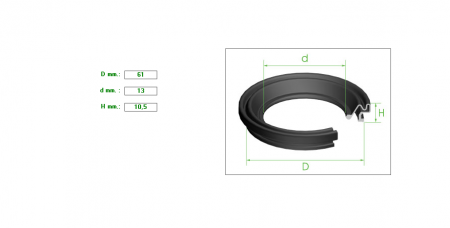 ΚΑΛΥΜΜΑ ΔΑΓΚΑΝΑΣ 54αρα 61mmx13x10.5