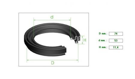 ΚΑΛΥΜΜΑ ΔΑΓΚΑΝΑΣ 68αρα 74mmx53x11.4