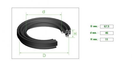 ΚΑΛΥΜΜΑ ΔΑΓΚΑΝΑΣ 60αρα 67.5mmx46x11