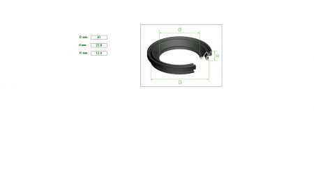 ΚΑΛΥΜΜΑ ΔΑΓΚΑΝΑΣ 33/34αρα 41mmx22.8x12.4 MERCEDES