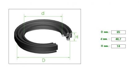 ΚΑΛΥΜΜΑ ΔΑΓΚΑΝΑΣ 58/60αρα  65mmx48.7x14