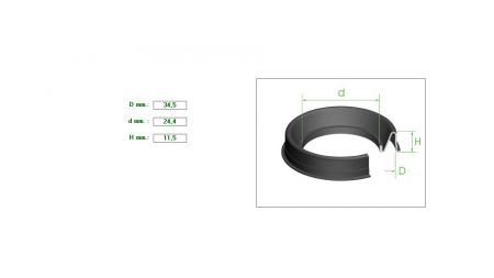 Caliper Boot 34.5X24.4X11.5
