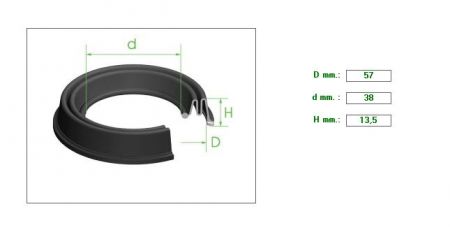 ΚΑΛΥΜΜΑ ΔΑΓΚΑΝΑΣ 48αρα 57mmx38x13.5 ΣΚΛΗΡΟ