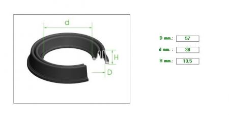 ΚΑΛΥΜΜΑ ΔΑΓΚΑΝΑΣ 48αρα 57mmx38x13.5   ΣΚΛΗΡΟ