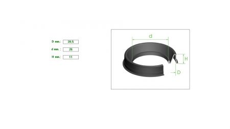 Caliper Boot 39.5X26X11