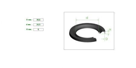 ΚΑΛΥΜΜΑ ΔΑΓΚΑΝΑΣ 33-34αρα 40mmx24.5x6  ΣΚΛΗΡΟ