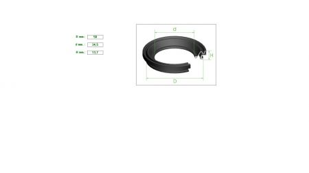 ΚΑΛΥΜΜΑ ΔΑΓΚΑΝΑΣ 44αρα 50mmx34.5x13.7  MERCEDES