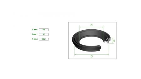 Caliper Boot 54x37x10.2