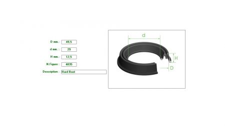 Hard Caliper Boot 49.5mmx29x12.5