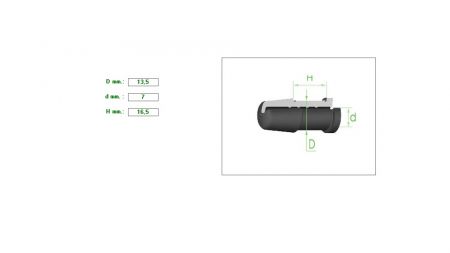 Pin Bushing  D:13.5 d:7  H:16.5