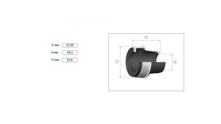 Pin Bushing 23.55mm-10.3mm H22.6