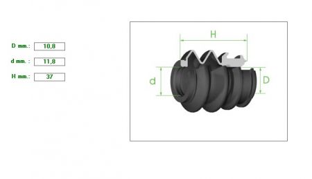 Pin Bushing  10.8-11.8mm  H37