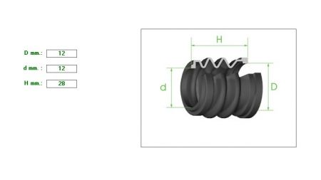 Pin Bushing  12-12mm H28