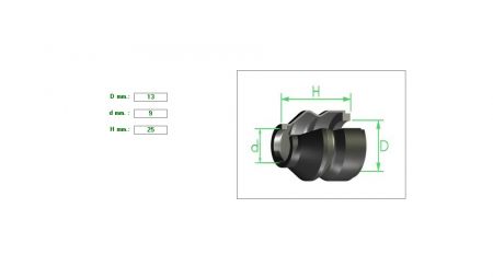 Pin Bushing  D:13 d:9  H:25